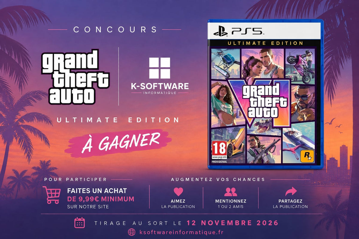 Concours Grand Theft Auto VI Ultimate Edition K-Software Informatique