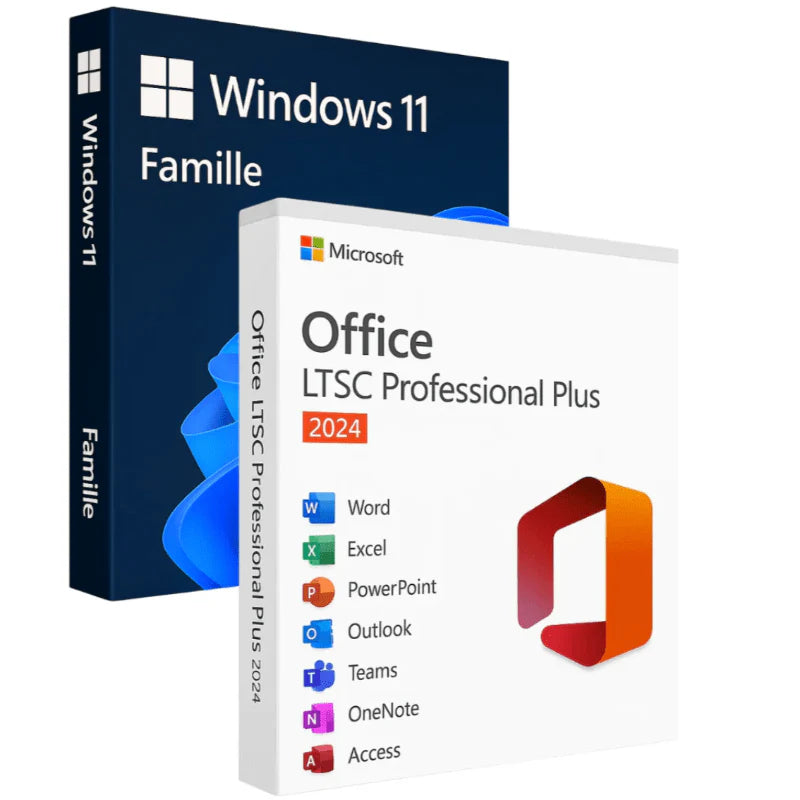 Pack Office 2024 + Windows 11 Famille